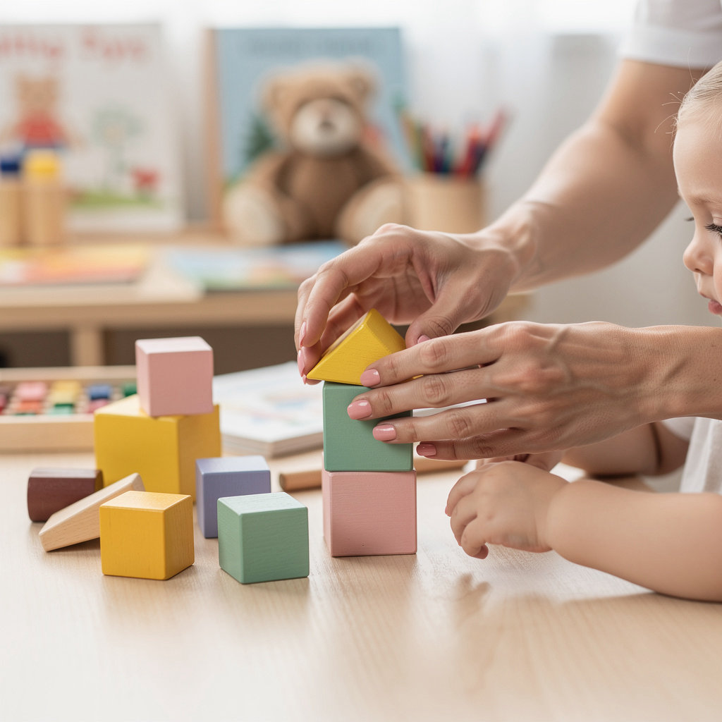 Little Lights Creative Learning Center daycare environment with children engaged in creative learning activities in San Diego